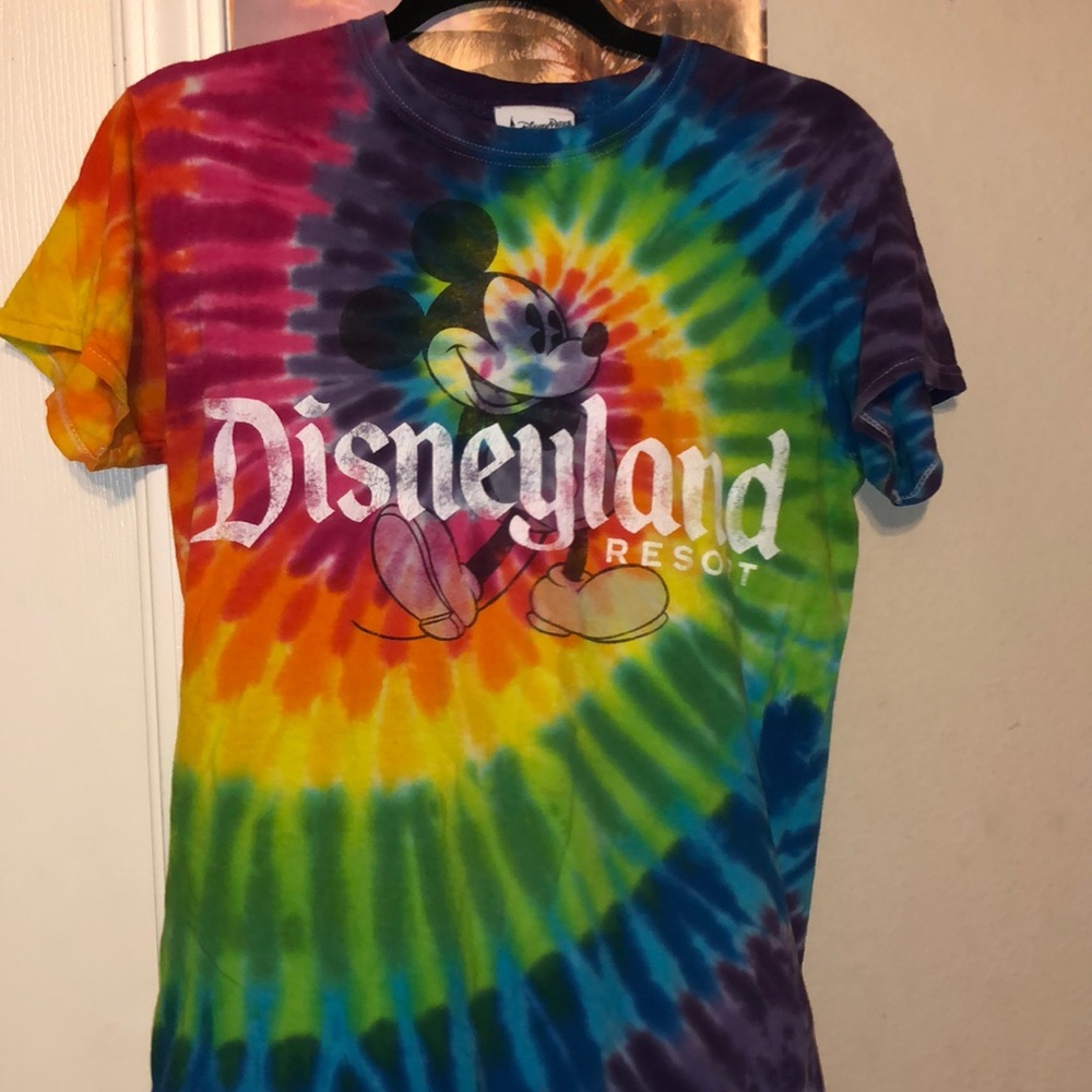 tie dye disneyland t shirt